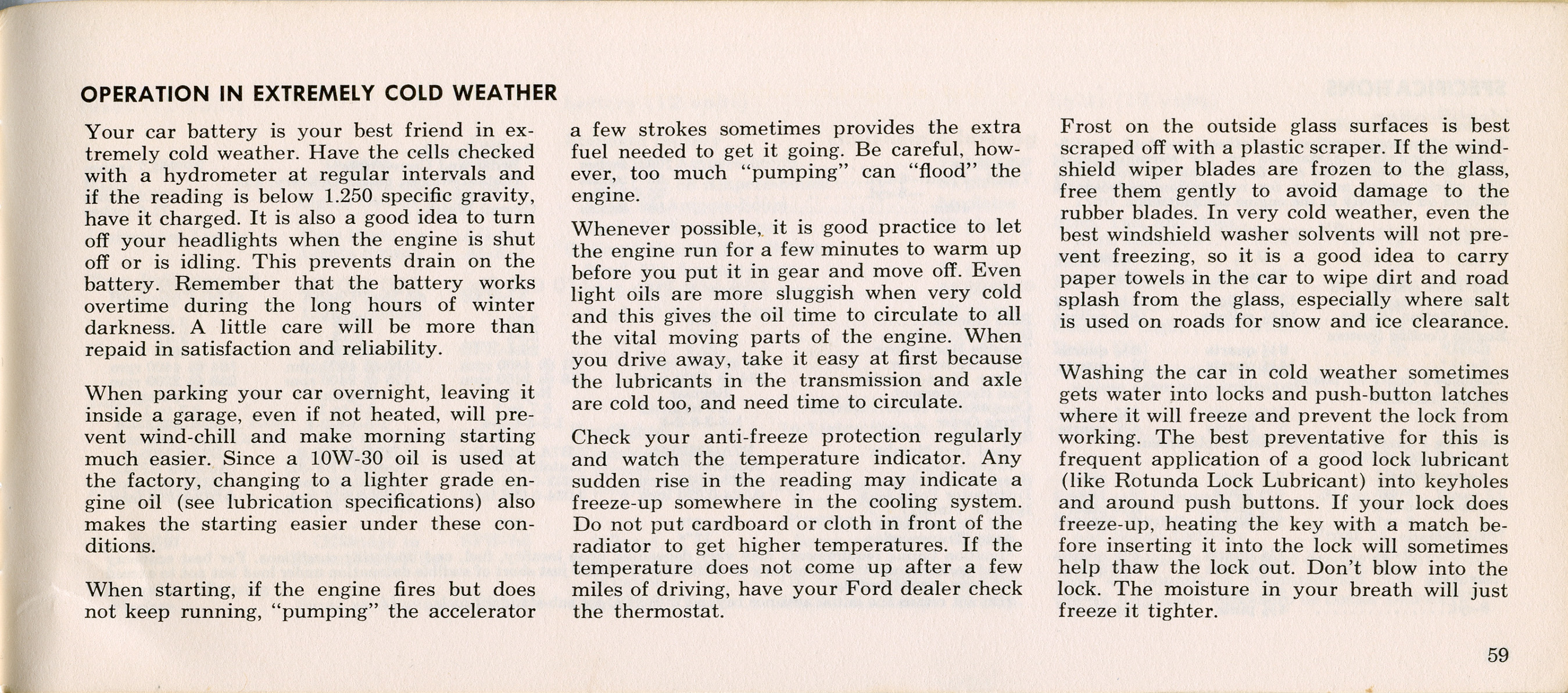 1964 Ford Falcon Owners Manual Page 46
